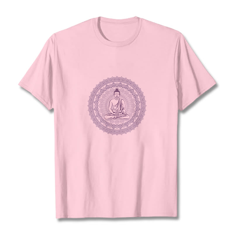 Koszulka z bawełny z motywem Buddha Stones - Jasnoróżowy - 2XL - image 18