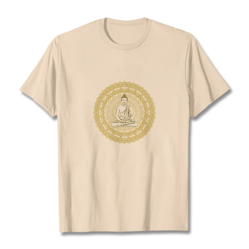 Koszulka z bawełny z motywem Buddha Stones - For - 2XL - image 0
