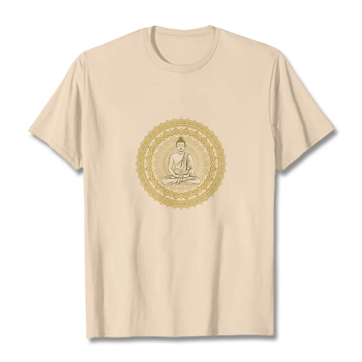 Koszulka z bawełny z motywem Buddha Stones - For - 2XL - image 0