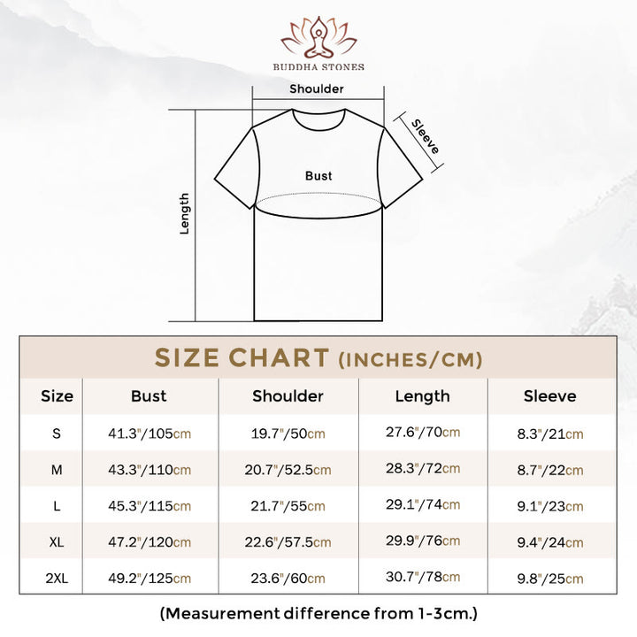 Buddha Stones Sześć Prawdziwych Słów ' Om Mani Padme Hum' Budda Siedzący Z Lotosem Bawełniana Koszulka T-shirt - image 2
