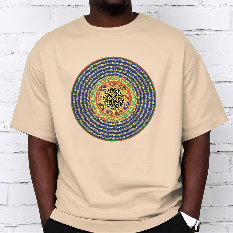 Buddha Stones 108 Om Mani Padme Hum Mantra Sanskryt Tee - image 16