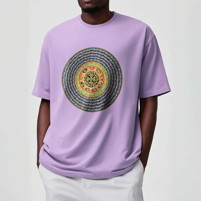 Buddha Stones 108 Om Mani Padme Hum Mantra Sanskryt Tee - image 19