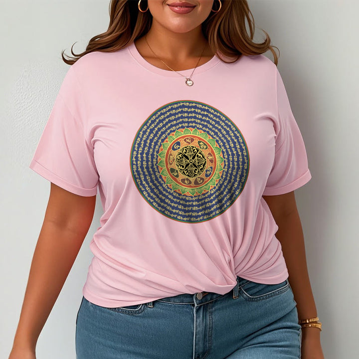 Buddha Stones 108 Om Mani Padme Hum Mantra Sanskryt Tee - image 13