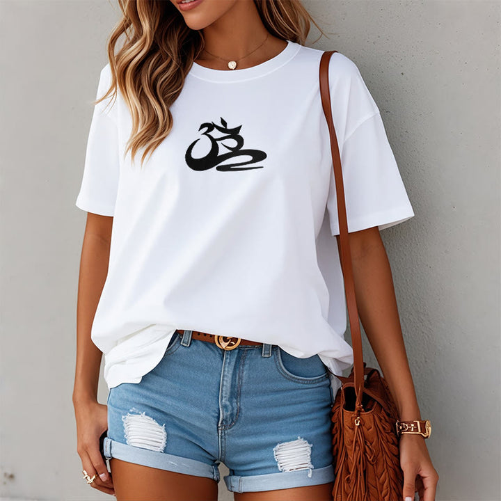 Koszulka z nadrukiem OM Tee z Buddha Stones - image 11