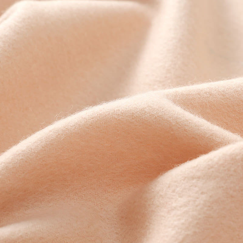 Buddha Stones Kamienie Lilia Haft Chwost Zimowy Przytulny Szal Podróżny Otulacz