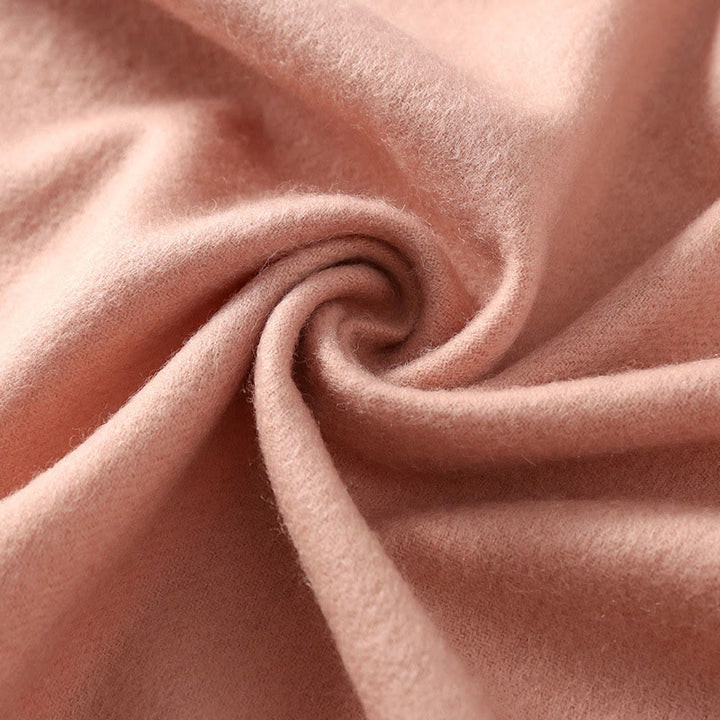 Szal z wełny z Buddha Stones, czerwone kwiaty, liście, haft, frędzle, zimowy, przytulny szalik podróżny - image 2