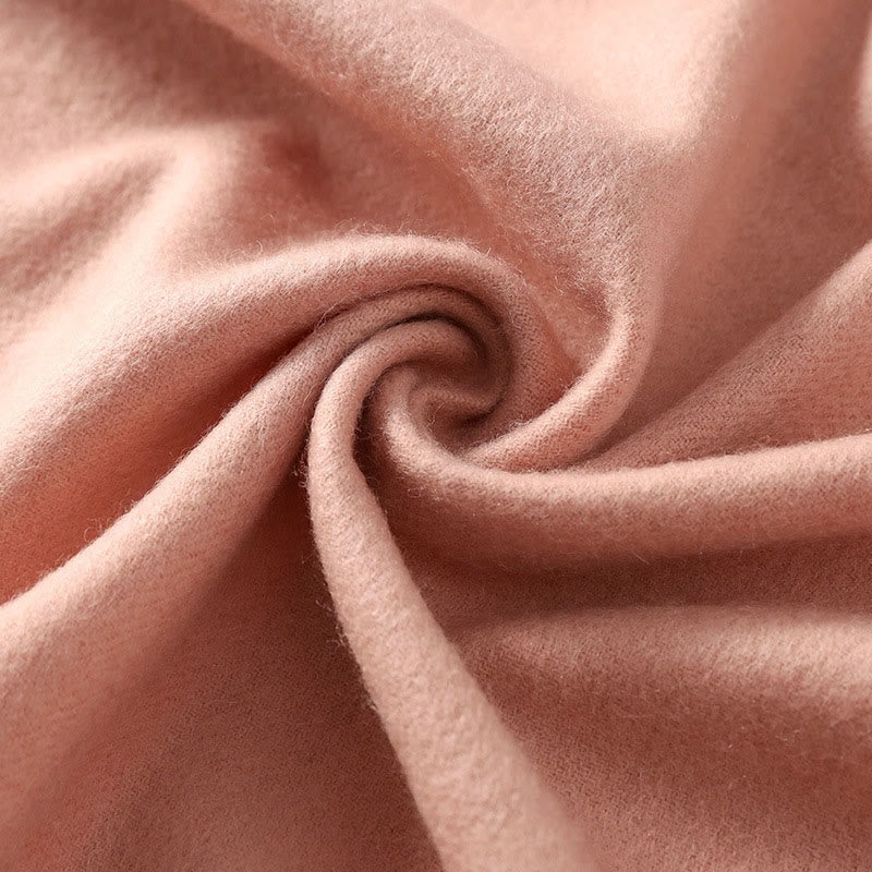 Szal z wełny z Buddha Stones, czerwone kwiaty, liście, haft, frędzle, zimowy, przytulny szalik podróżny - image 2