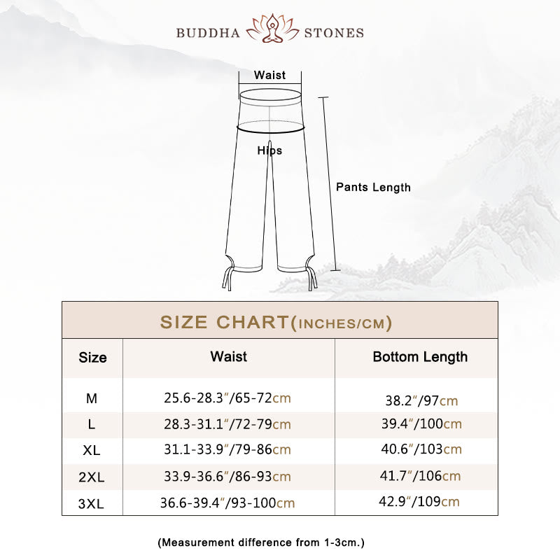 Buddha Stones Duchowa Zen Medytacja Joga Modlitwa Praktyka Bawełna Len Odzież Męska Zestaw - image 6