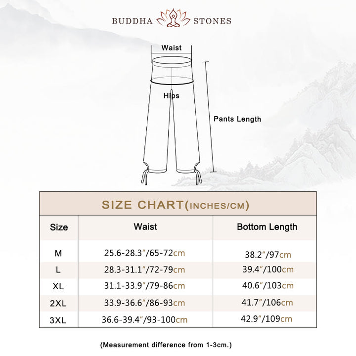 Buddha Stones Duchowa Zen Medytacja Joga Modlitwa Praktyka Bawełna Len Odzież Męska Zestaw - image 6