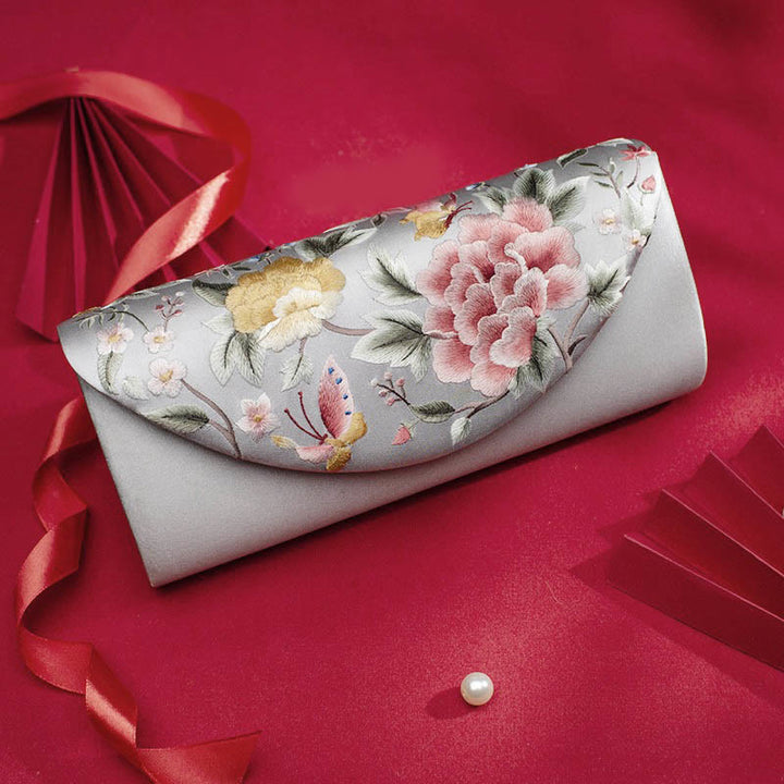 Buddha Stones Piwonia Tulipan Su Haft Ślub Zakupy Torebka Torebka Torebka Crossbody