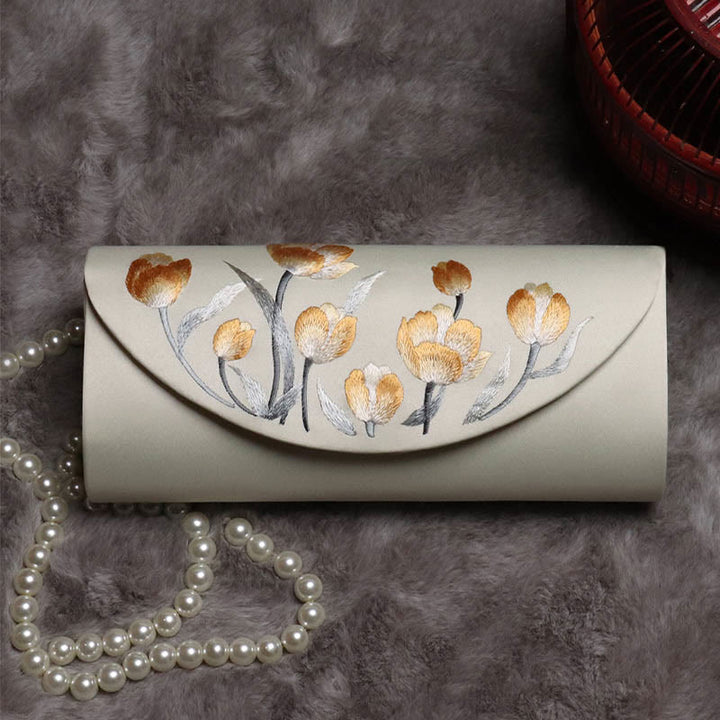 Buddha Stones Piwonia Tulipan Su Haft Ślub Zakupy Torebka Torebka Torebka Crossbody