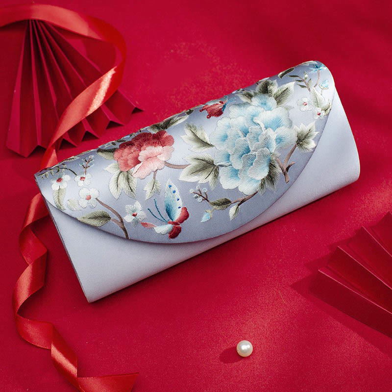 Buddha Stones Piwonia Tulipan Su Haft Ślub Zakupy Torebka Torebka Torebka Crossbody