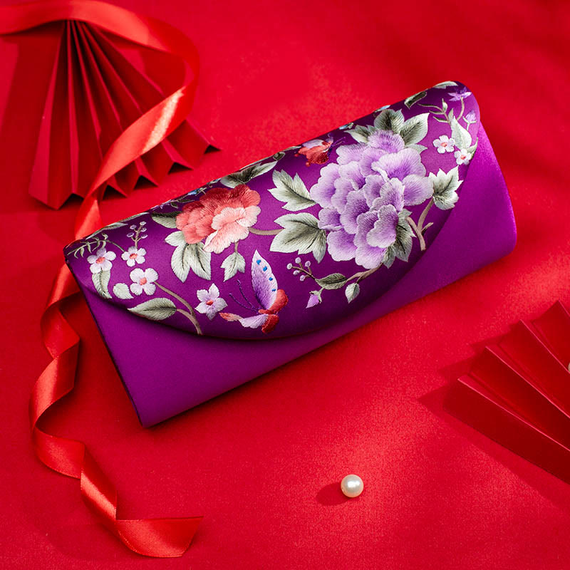 Buddha Stones Piwonia Tulipan Su Haft Ślub Zakupy Torebka Torebka Torebka Crossbody