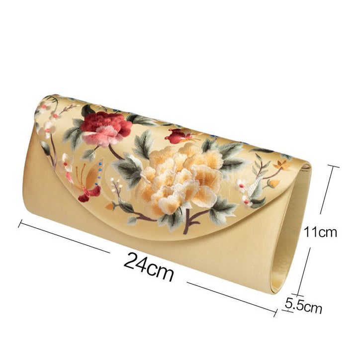 Buddha Stones Piwonia Tulipan Su Haft Ślub Zakupy Torebka Torebka Torebka Crossbody