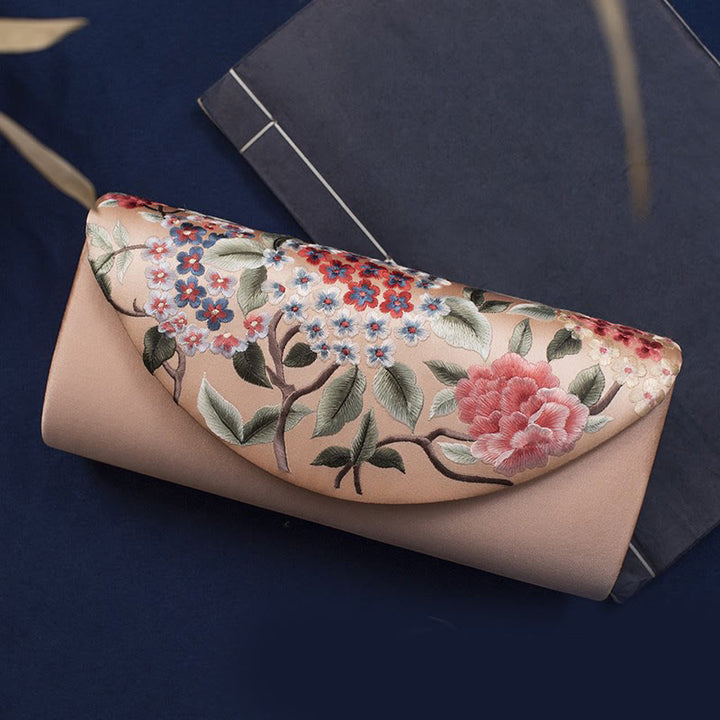 Buddha Stones Hortensja Su Haft Ślub Zakupy Portfel Torebka Torebka Crossbody