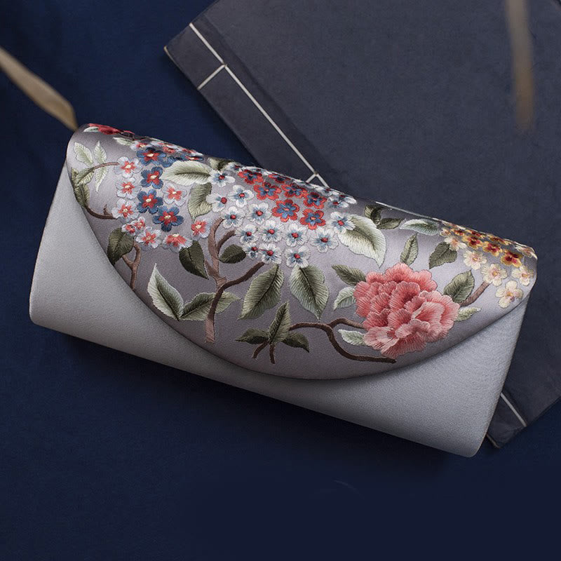 Buddha Stones Hortensja Su Haft Ślub Zakupy Portfel Torebka Torebka Crossbody