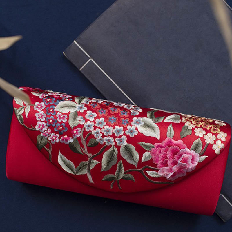 Buddha Stones Hortensja Su Haft Ślub Zakupy Portfel Torebka Torebka Crossbody