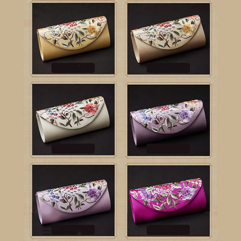 Buddha Stones Hortensja Su Haft Ślub Zakupy Portfel Torebka Torebka Crossbody
