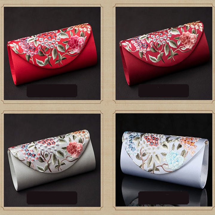 Buddha Stones Hortensja Su Haft Ślub Zakupy Portfel Torebka Torebka Crossbody