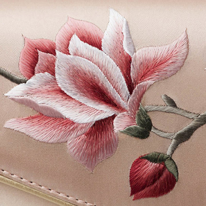 Buddha Stones Magnolia Su Haft Ślubna Torebka na Zakupy Torebka Torebka Crossbody