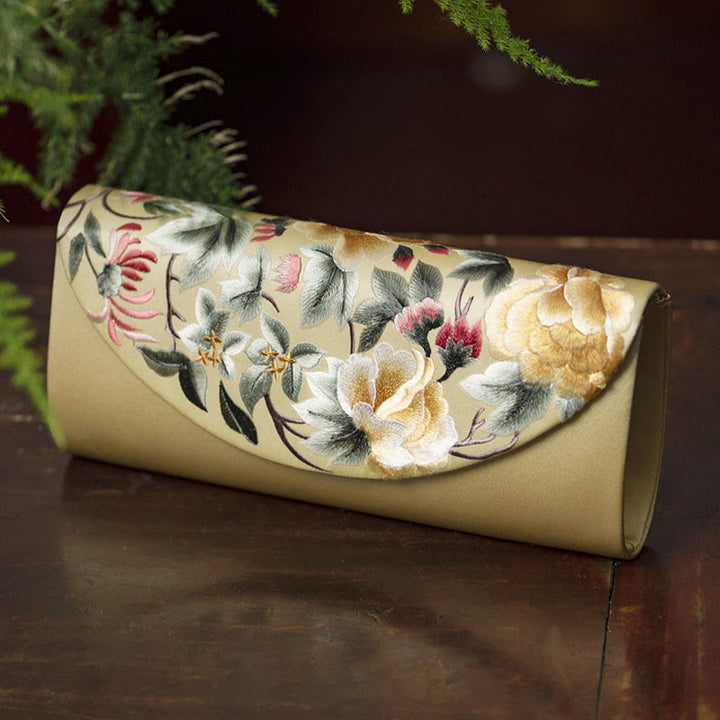 Buddha Stones Su Haft Ślubna Torebka na Zakupy Torebka Torebka Crossbody