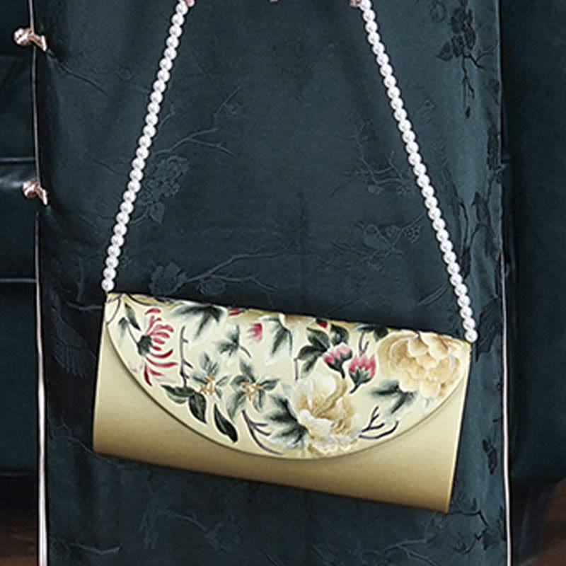 Buddha Stones Su Haft Ślubna Torebka na Zakupy Torebka Torebka Crossbody