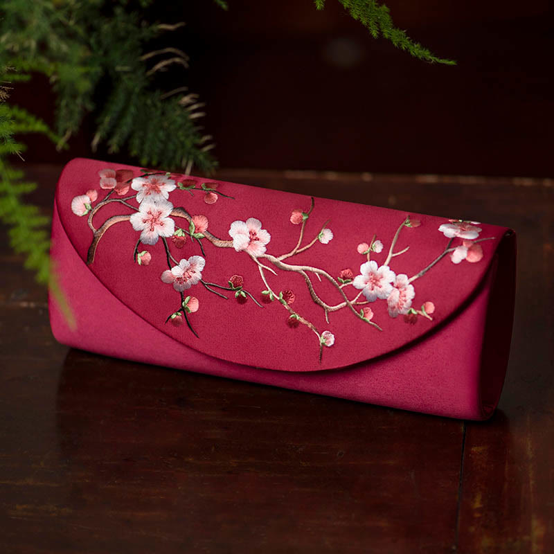 Buddha Stones Plum Bossom Tulip Su Haft Ślubna Torebka na Zakupy Torebka Torebka Crossbody