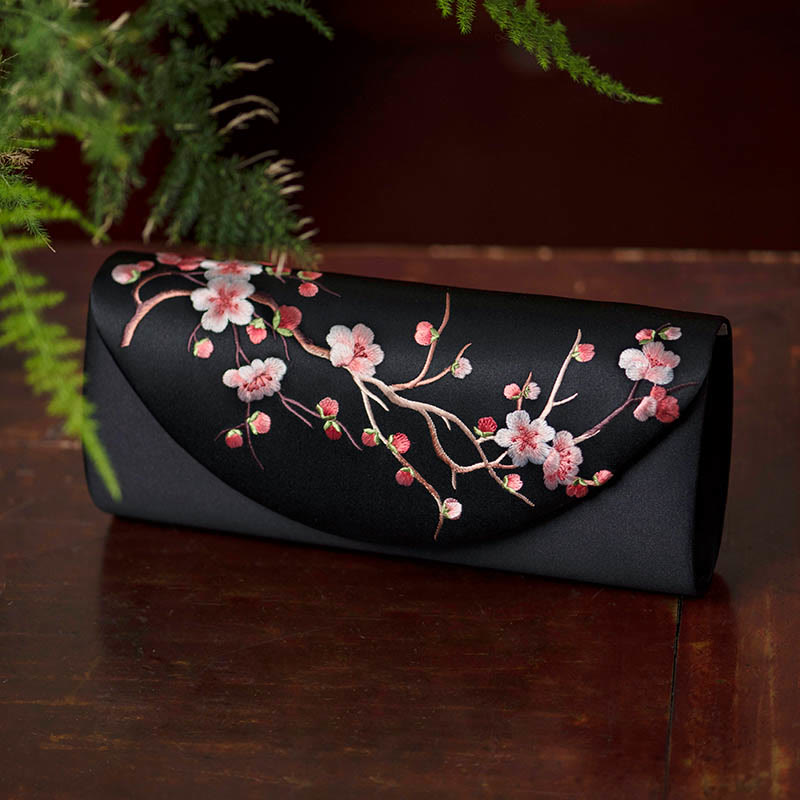 Buddha Stones Plum Bossom Tulip Su Haft Ślubna Torebka na Zakupy Torebka Torebka Crossbody