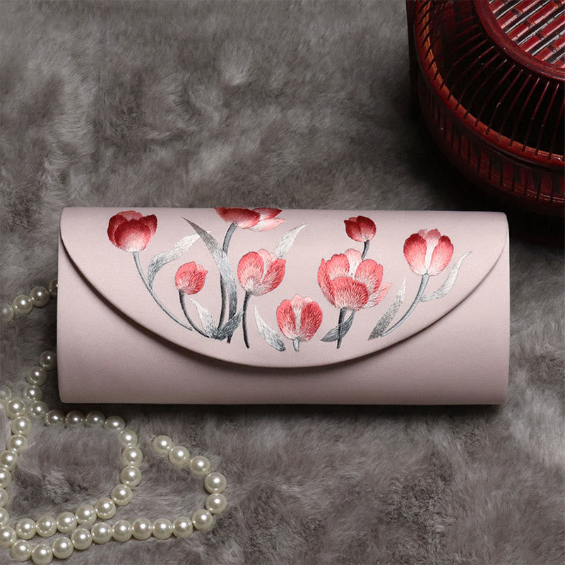Buddha Stones Plum Bossom Tulip Su Haft Ślubna Torebka na Zakupy Torebka Torebka Crossbody