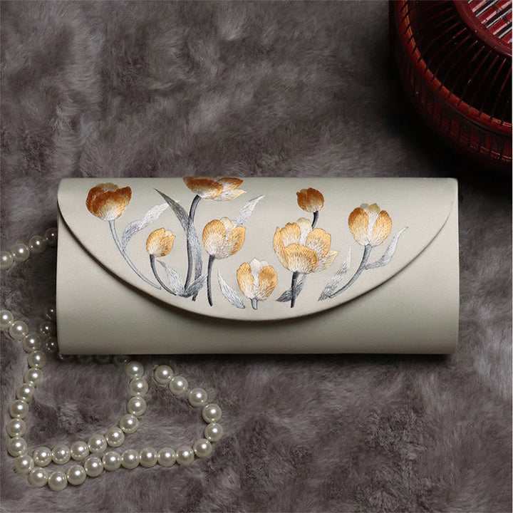 Buddha Stones Tulipan Su Haft Ślub Zakupy Torebka Torebka Torebka Crossbody