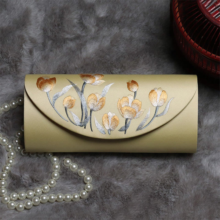 Buddha Stones Tulipan Su Haft Ślub Zakupy Torebka Torebka Torebka Crossbody
