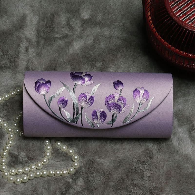 Buddha Stones Tulipan Su Haft Ślub Zakupy Torebka Torebka Torebka Crossbody