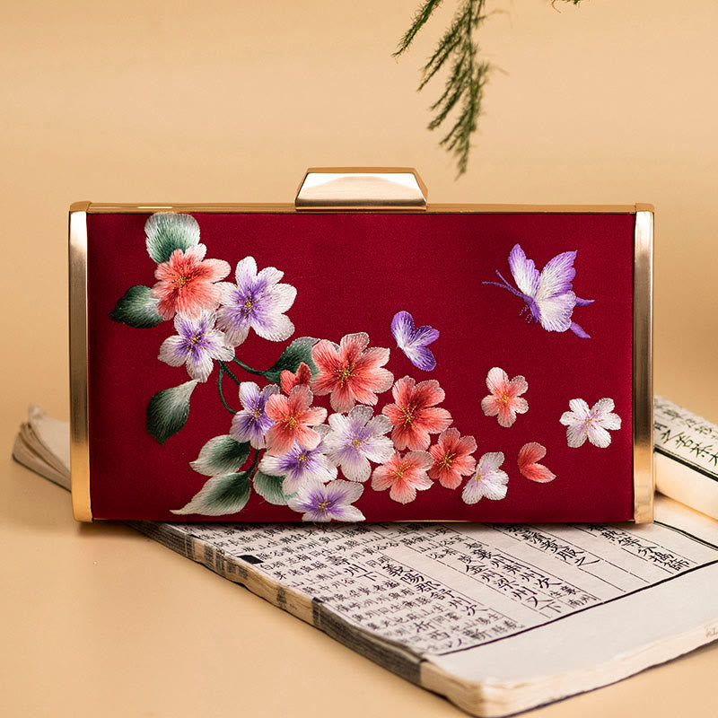 Buddha Stones Goździk Piwonia Begonia Su Haft Ślub Zakupy Torebka Torebka Torebka Crossbody