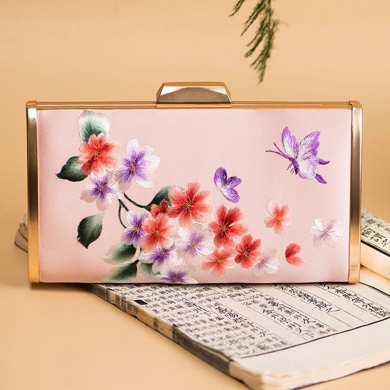 Buddha Stones Goździk Piwonia Begonia Su Haft Ślub Zakupy Torebka Torebka Torebka Crossbody