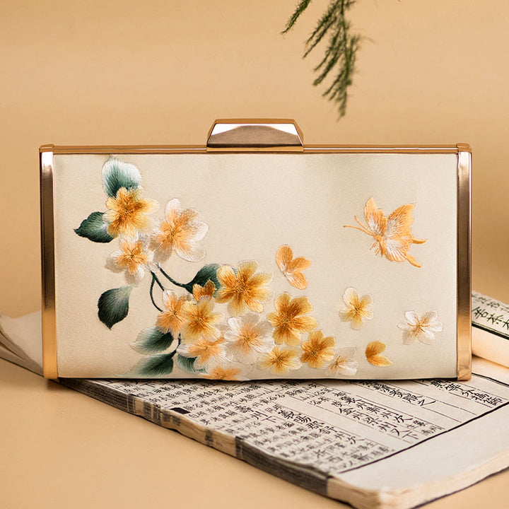 Buddha Stones Goździk Piwonia Begonia Su Haft Ślub Zakupy Torebka Torebka Torebka Crossbody