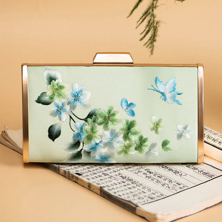 Buddha Stones Goździk Piwonia Begonia Su Haft Ślub Zakupy Torebka Torebka Torebka Crossbody