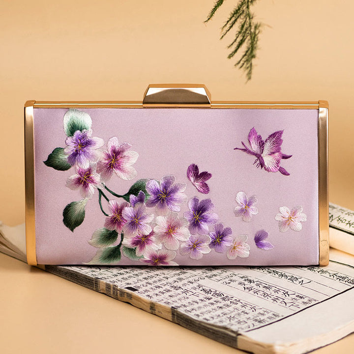 Buddha Stones Goździk Piwonia Begonia Su Haft Ślub Zakupy Torebka Torebka Torebka Crossbody