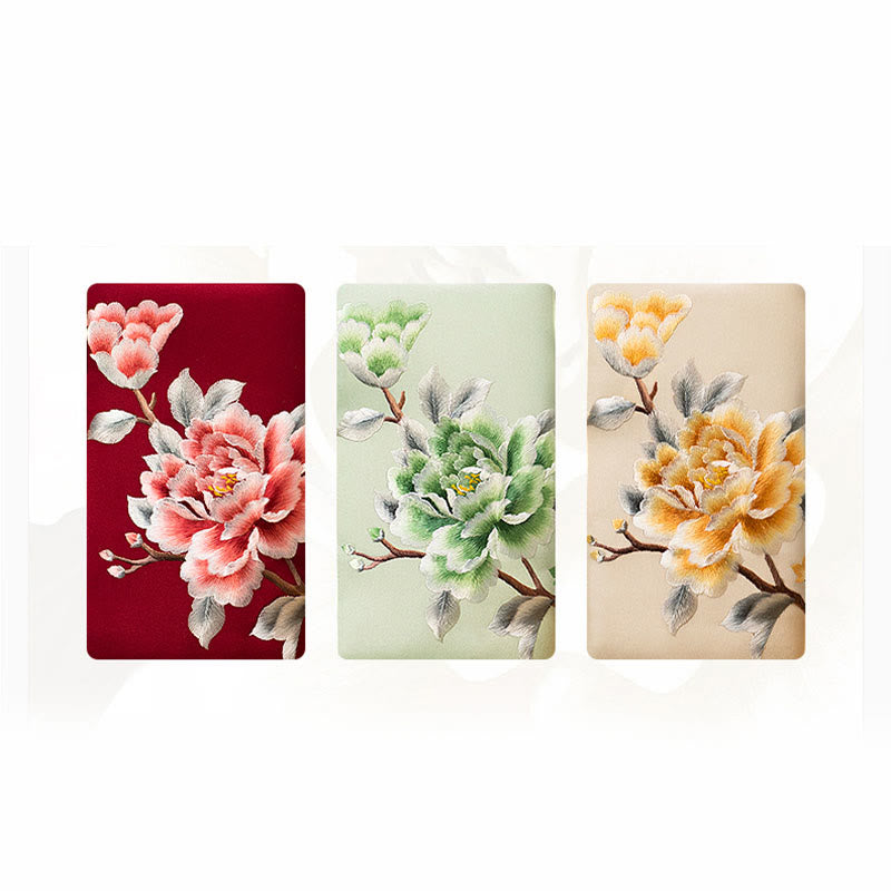 Buddha Stones Goździk Piwonia Begonia Su Haft Ślub Zakupy Torebka Torebka Torebka Crossbody