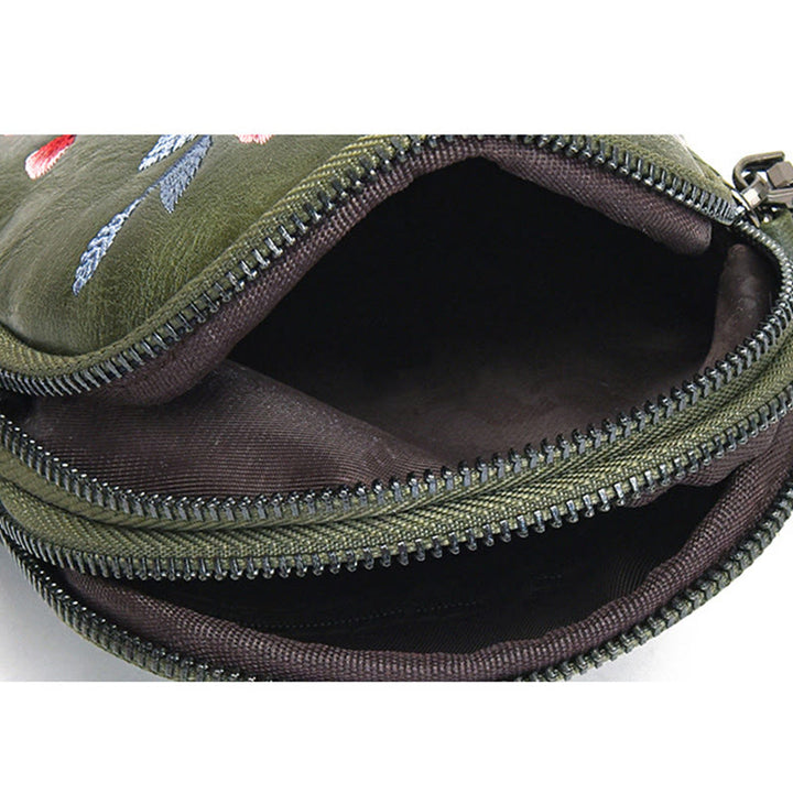 Buddha Stones Lotus Su Haft Podróż Zakupy Torebka Torba na Ramię Torba Crossbody