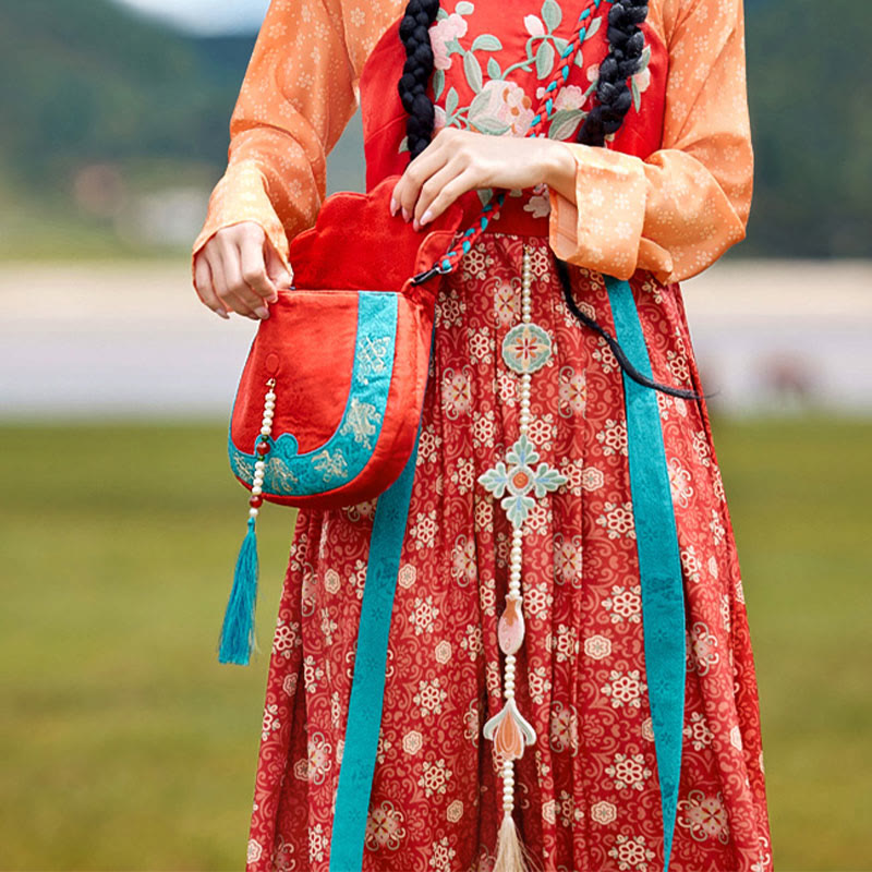 Buddha Stones w stylu etnicznym Su haftowana podróż na zakupy torba na ramię torebka crossbody
