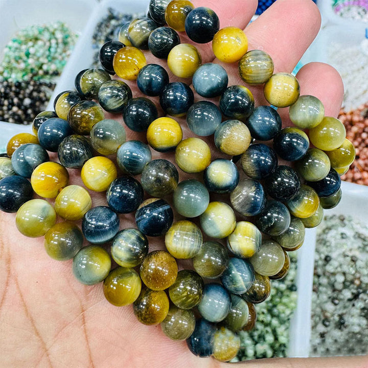 Bransoletka Buddha Stones Tiger Eye Courage
