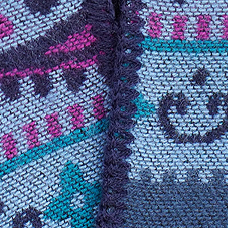 Buddha Stones Tybetańskie Geometryczne Poziome Paski Kwiaty Wzór Szal Jesień Zima Ciepły Miękki Szalik Otulacz - image 17