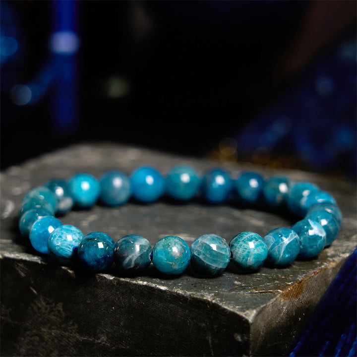 Bransoletka z Buddha Stones i apatytu Manifestacja