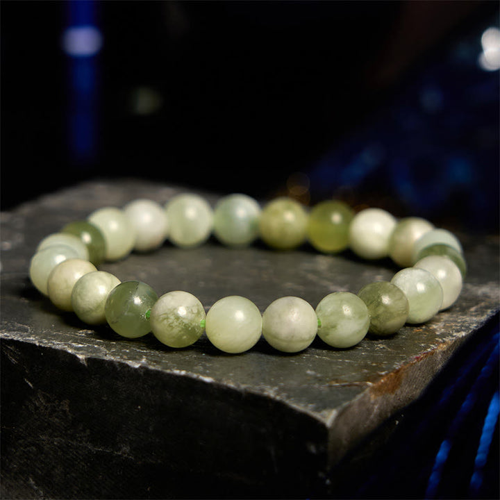 Bransoletka z Buddha Stones Jadeit Obfitość