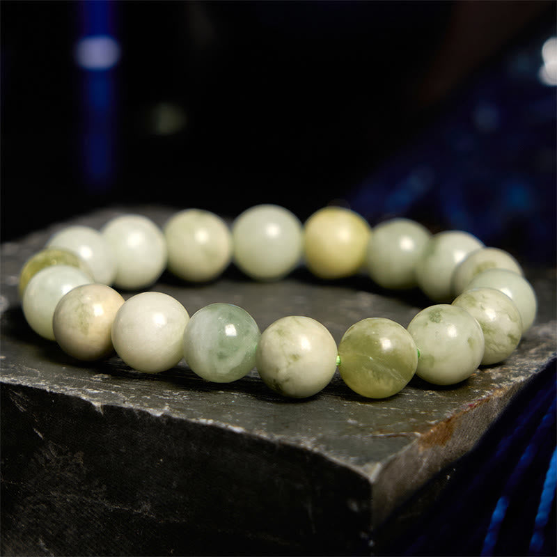 Bransoletka z Buddha Stones Jadeit Obfitość