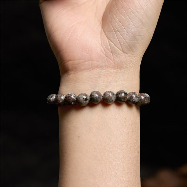 Bransoletka kreatywna z Buddha Stones Yooperlite