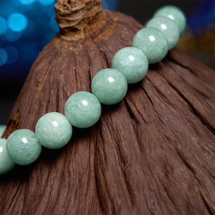 Bransoletka z kamieni Buddha Stones Jade Yellow Tiger Eye Prosperity