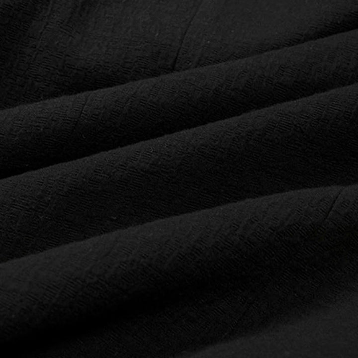 Buddha Stones Jesień Prosty Bawełniany Męski Długi Rękaw Średniej Długości Płaszcz Odzież - image 10