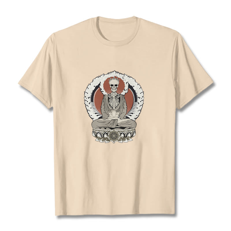 Koszulka z nadrukiem szkieletu z Buddha Stones - For - 2XL - image 8