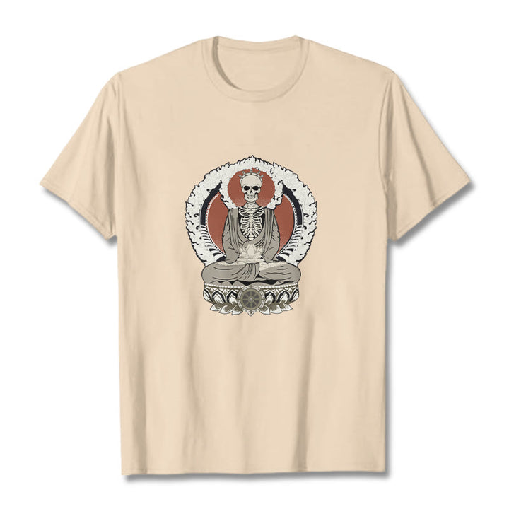 Koszulka z nadrukiem szkieletu z Buddha Stones - For - 2XL - image 8
